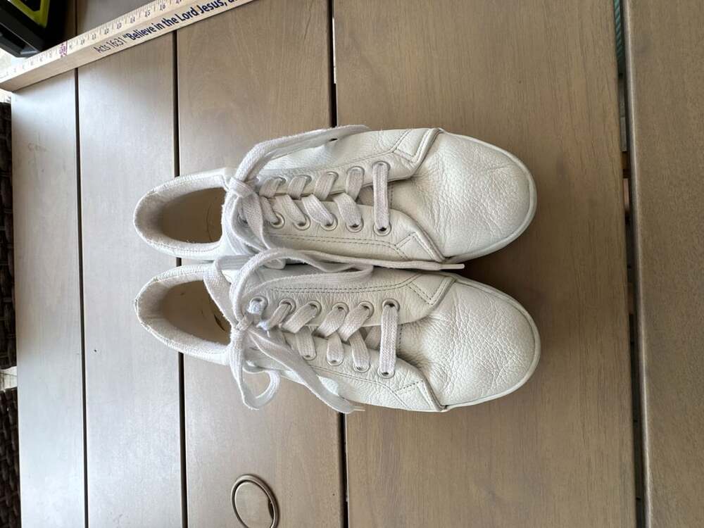 Gloria Vanderbilt Platform Sneakers Size 10 White